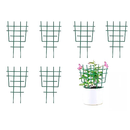 6-Piece Pack Trellis for Potted Plants,Small Garden Trellis for Cli...