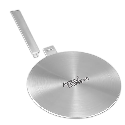 ACTIV CUISINE 9.45 Inch Heat Diffuser Stainless Steel Induction Dif...