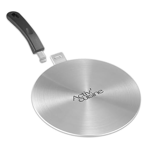 ACTIV CUISINE 9.45 Inch Heat Diffuser Stainless Steel Induction Dif...
