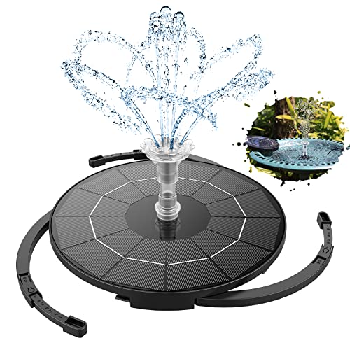 AISITIN 3.5W DIY Solar Fountain Pump for Water Feature Outdoor Sola...
