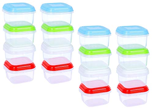 ARSUK Airtight Mini Food Storage Container with Lids, Small Deli Co...