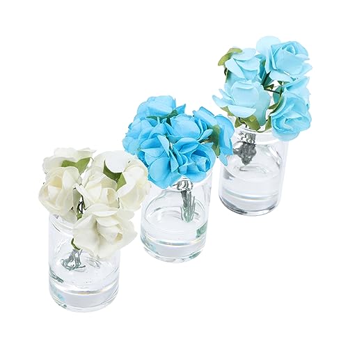 ARTIBETTER 3pcs Miniature Flower Pot Plant Vase Indoor Miniture Dec...
