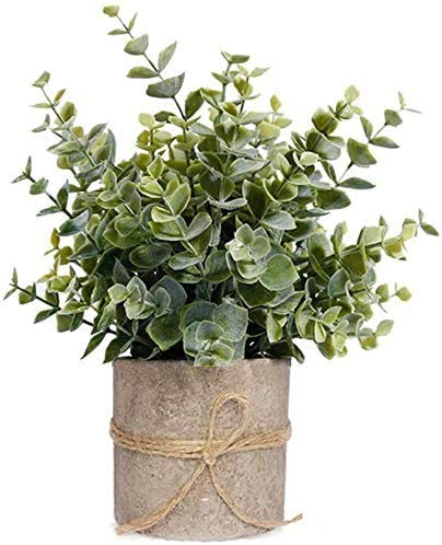 Artificial Potted Plants Eucalyptus Fake Plants in Pots Small House...