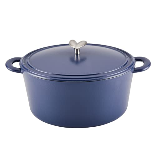 Ayesha Curry Enameled Cast Iron Dutch Oven Casserole Pot with Lid, ...