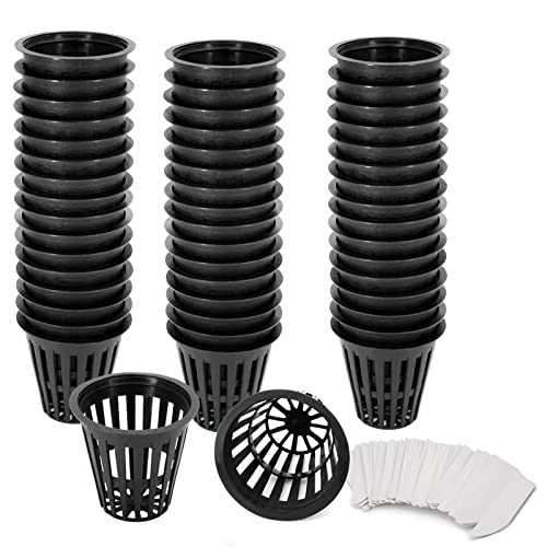 Business King 2 inch Net Pots for Hydroponics 50 Packs with Plant L...