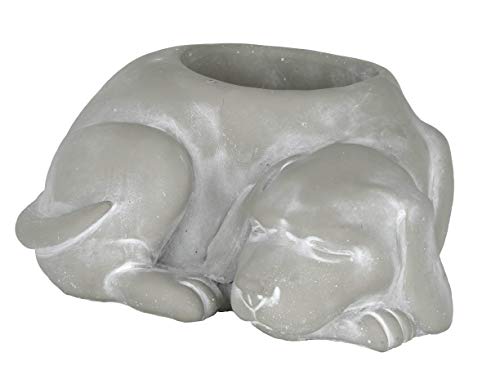 Classic Home and Garden 260011P-396 Dog Planter, Small, Natural...