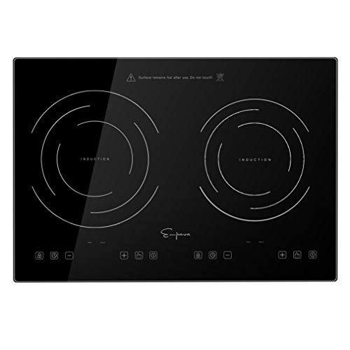Empava IDC12B2 Horizontal Electric Stove Induction Cooktop with 2 B...