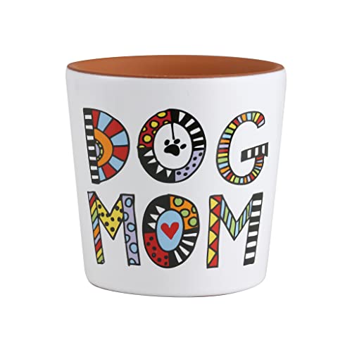 Enesco Our Name is Mud Cuppa Doodle Dog Mom Succulent Planter Pot, ...