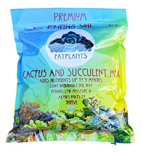 Fat Plants San Diego Premium Cacti and Succulent Potting Mix Soil -...
