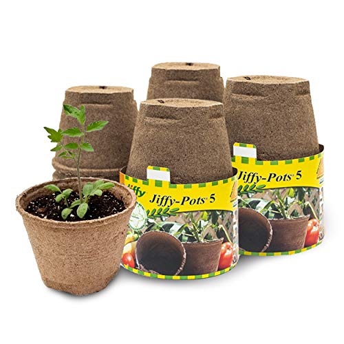 Ferry Morse Jiffy-Pots Organic Seed Starting 5  Biodegradable Peat ...