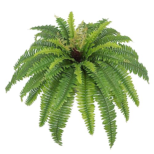 Galebeiren Artificial Ferns for Outdoors & Indoors, 40in Large Faux...