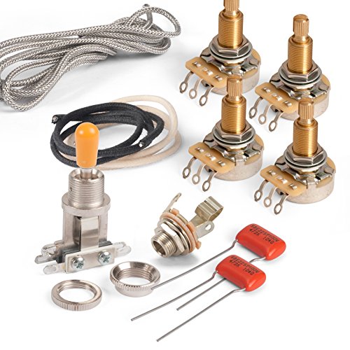 Golden Age Premium Wiring Kit for Gibson Les Paul Guitar with Stand...