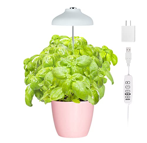 GrowLED LED Umbrella Plant Grow Light, Herb Garden, Height Adjustab...