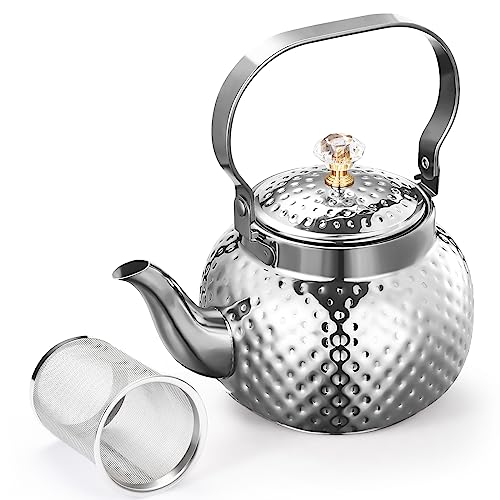 Haosens Teapot with Removable Infuser 40 Oz, 1200ml Stainless steel...