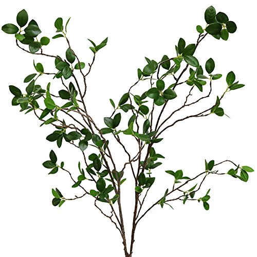 Htmeing Artificial Eucalytus Green Branches Faux Ficus Twig Home Of...