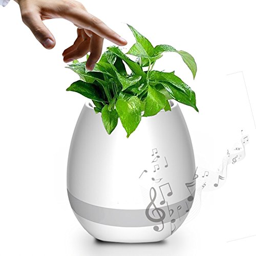 IVYRISE Smart Flower Pot Bluetooth Speaker Touch Plant Piano Sounds...
