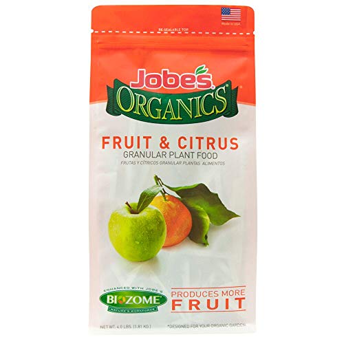 Jobe’s Organics 09226NA Granular Plant Food Fruit & Citrus, 4lbs,...