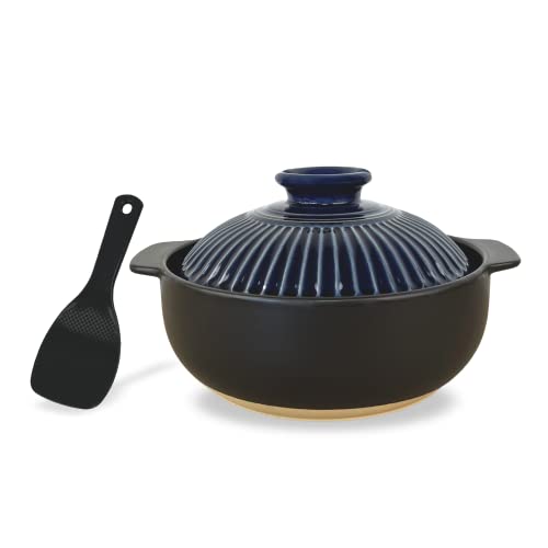 KAKUSEE-Kissui-Japanese Style Donabe Earthenware Clay Pot Hot Pot R...