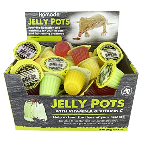 Komodo Jelly Pots Mixed Fruit Flavor Insect Food | Individually Por...