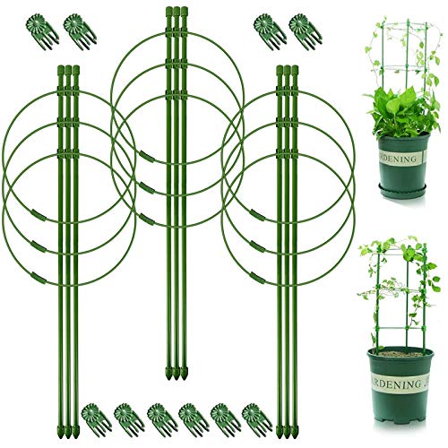 Legigo 3 Packs Plant Support Cages Tomato Cage for Garden- 18 Inch ...