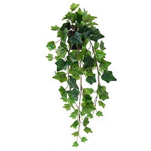 LuckyGreenery Artificial Ivy, Realistic Fake Plant with Plastic Pot...