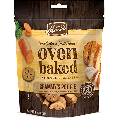 Merrick Oven Baked Dog Treats - Grammy s Pot Pie with Real Chicken,...