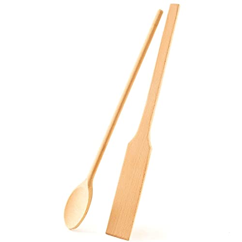 Mr. Woodware Extra Long Cooking Utensils 16 Inch - For Big Stock Po...