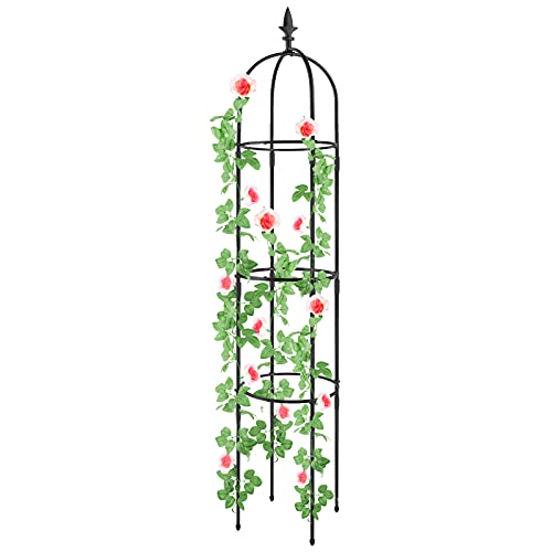 Plant Cages and Supports, Deaunbr Tomato Cage 6FT Tall Plant Stakes...