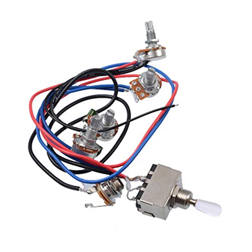 Prewired Wiring Harness Kit Compatible for LP Electric Guitar, 2T2V...