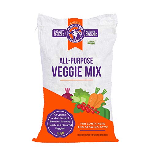 Purple Cow Organics All Purpose Veggie Mix, 1 Cubic Foot Bag, Organ...