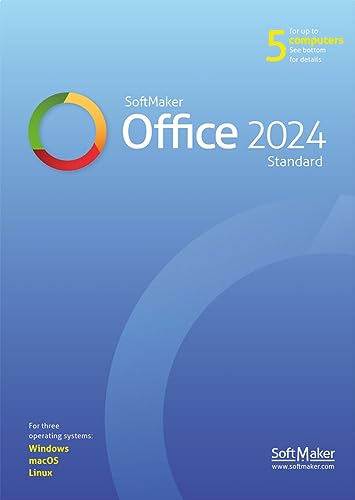 SoftMaker Office Standard 2024 (5 users) for Windows, Mac and Linux...