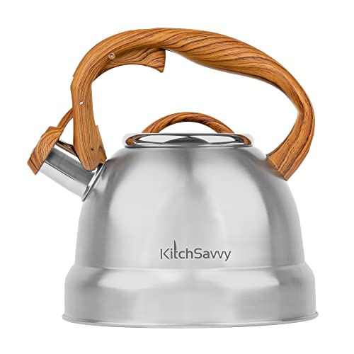 Tea Pots For Stove Top : Whistling Tea Kettle For Stove Top : 2.5...