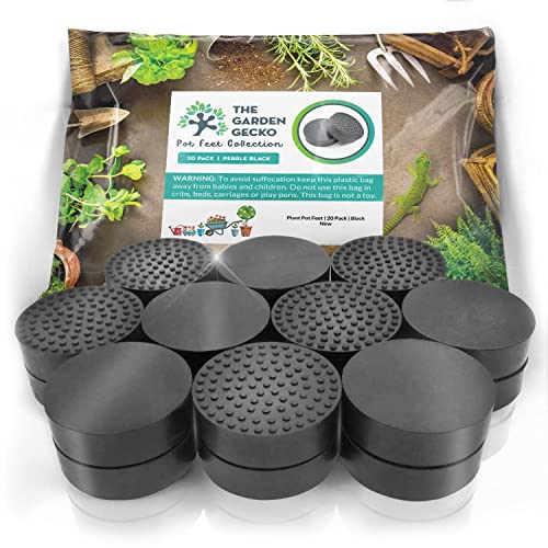 The Garden Gecko Invisible Pot feet for outdoor plant pots and flow...