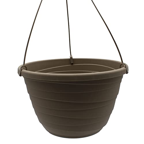 The HC Companies 13 Inch Wrapt Hanging Planter - Lightweight Outdoo...