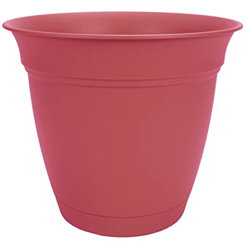 The HC Companies 8 Inch Eclipse Round Planter with Saucer - Indoor ...