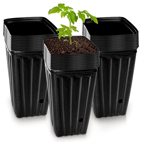 Tree Pots 30-Pack, Planter Nursery Pots, Gardening Pots, Tall Plant...