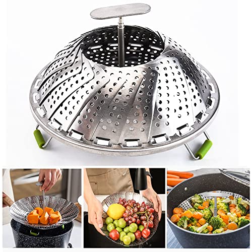 Vegetable Steamer Basket for Cooking Food Veggie Broccoli Meat Stea...