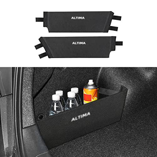 2PCS Rear Trunk Organizer Side Divider Liner Car Console Storage Di...