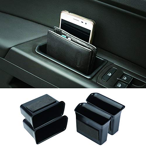 4PK Armrest Container Door Storage Organizer Box Tray Handle for VW...