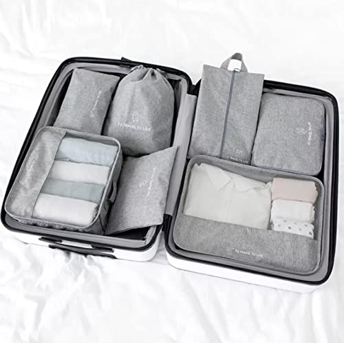 7pcs Duffle storage pouch Packing Cube Storage Bags Travel Luggage ...