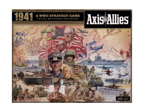 Avalon Hill Axis and Allies 1941 Board Game,5 players, Multicolor, ...