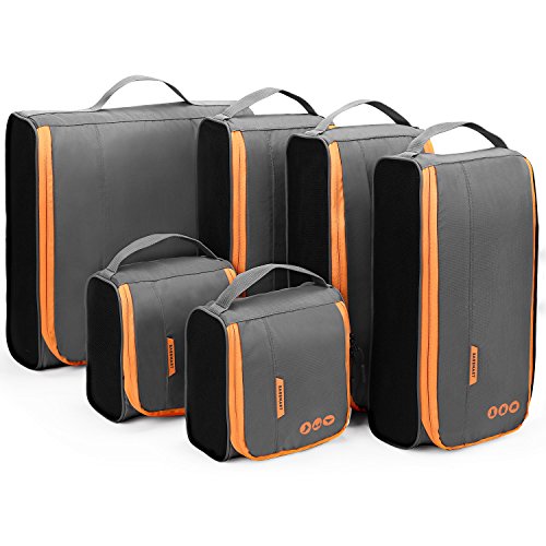 BAGSMART 6 Set Packing Cubes for Travel Accessories, Lightweight Lu...