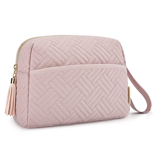BAGSMART Travel Makeup Bag, Cosmetic Bag Make Up Pouch Small Travel...