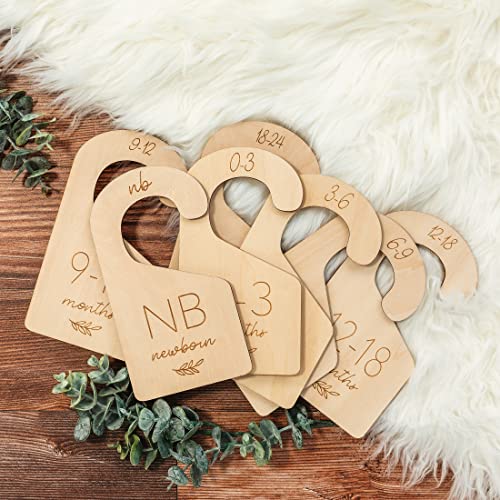 Beautiful Wooden Baby Closet Dividers - Double-Sided Organizer for ...