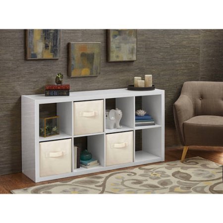 Better Homes and Gardens 8-Cube Organizer - White...