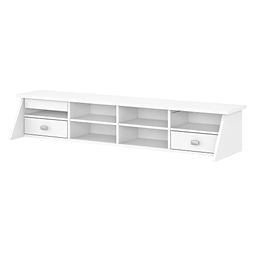 Bush Furniture Broadview Desktop Organizer in Pure White...