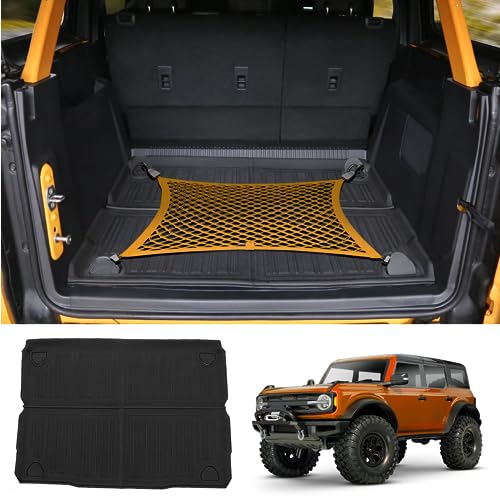 CARESA Upgrade Cargo Liner Trunk Mat for Ford Bronco Accessories 20...