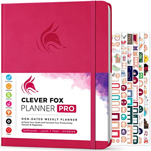 Clever Fox Planner PRO – Weekly & Monthly Life Planner to Increas...