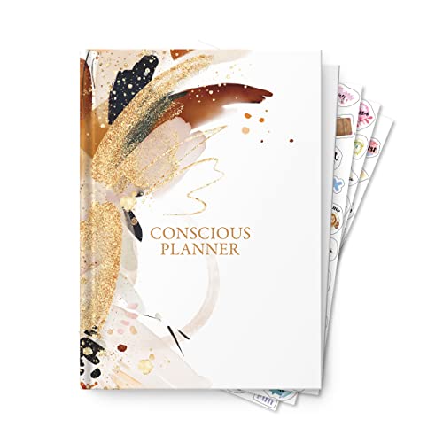Conscious Planner (with typo) - Daily, Weekly & Monthly Undated Goa...