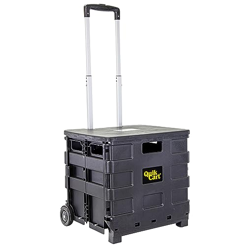 dbest products Quik Cart Sport Collapsible Rolling Crate on Wheels ...